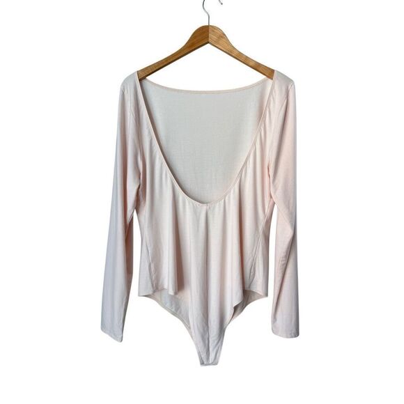 Reformation Winnie Knit Bodysuit In Crystal Pink Size 2X - Picture 6 of 12